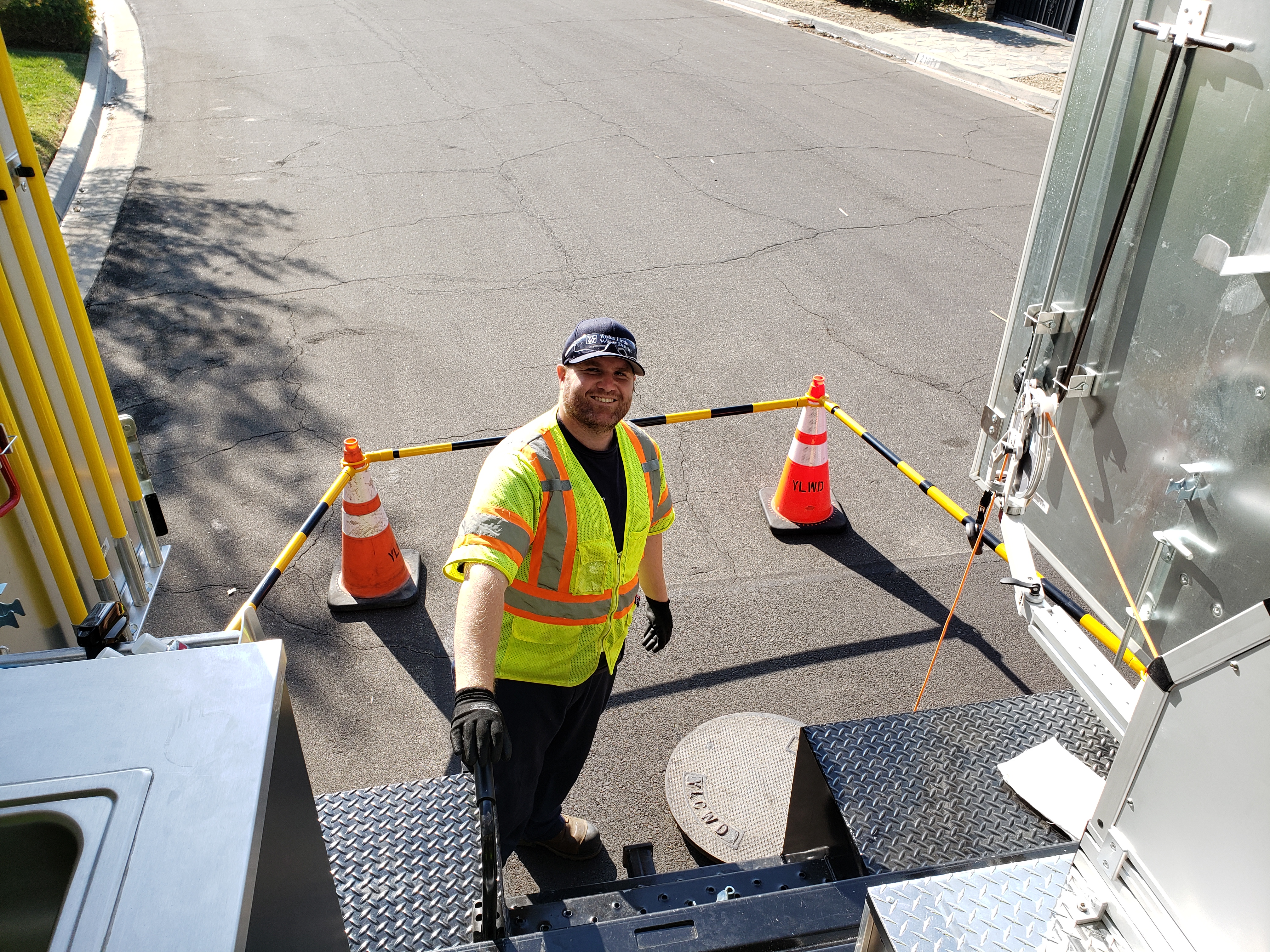 Smiling Man outside a truck