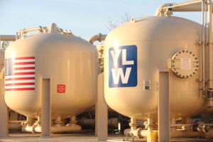 2 PFAS Water Treatment Plant Ion Exchange Vessels
