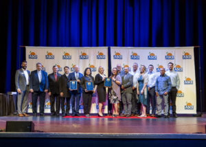 YLWD and OCWD Team members receiving award from ASCE-OC